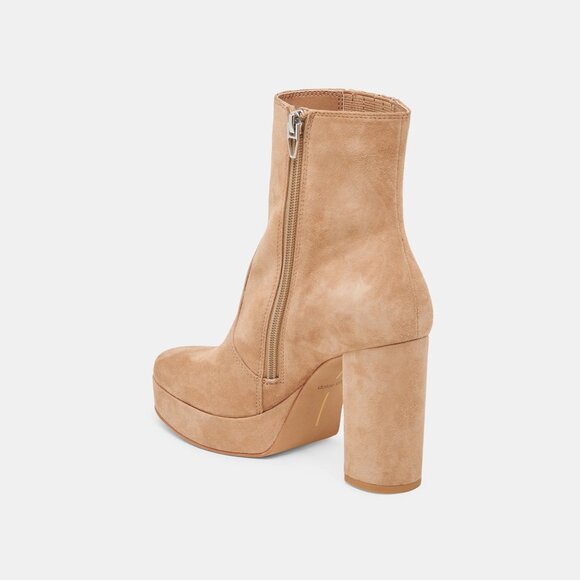 NEW DOLCE VITA Suede Cinny Boots in camel for women 825 4j2 - Picture 10 of 10